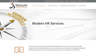 Modern HR Services by Vensure | Human Resource Management | HRO