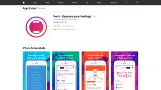 Vent - Express your feelings on the App Store - iTunes - Apple