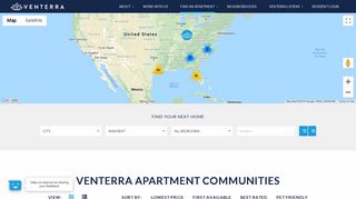 Community Search | Venterra Living %