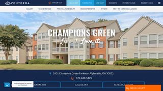 Champions Green Apartments | Alpharetta, GA | Venterra Living