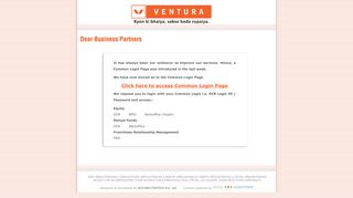 Ventura Securities Ltd.- Login