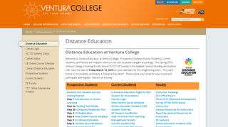 Distance Education | Ventura College