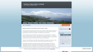 Commodities | Ventura Securities Limited