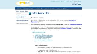 Online Banking | vccuonline.net - Ventura County Credit Union