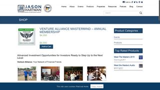Venture Alliance Mastermind – Annual Membership | - Jason Hartman