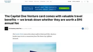 Should you get Capital One Venture Rewards card? Business Insider ...