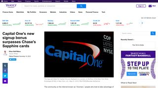 Capital One sweetens sign up bonus 50% for Venture card