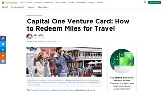 Capital One Venture Card: How to Redeem Miles for Travel - NerdWallet