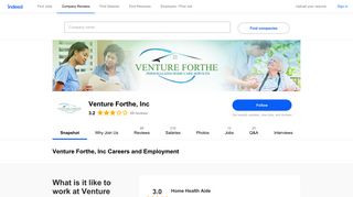 Venture Forthe, Inc Careers and Employment | Indeed.com