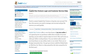 Capital One Venture Login, Sign Up, and Customer Service Help