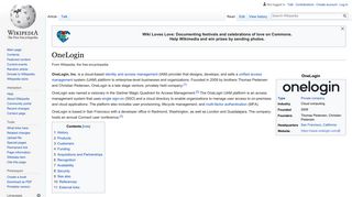 OneLogin - Wikipedia