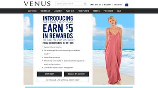 The VENUS Credit Card - Earn Rewards and Benefits Today!