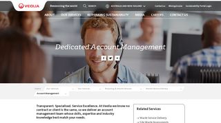 Dedicated Account Management | Veolia Australia and New Zealand