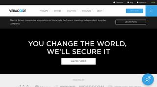 Use Veracode to secure the applications you build, buy, & manage