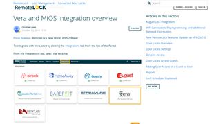 Vera and MiOS Integration overview – RemoteLock