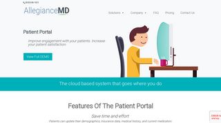 Patient Portal | AllegianceMD EHR Software