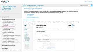 Providing Login Instructions - Veracode Help Center