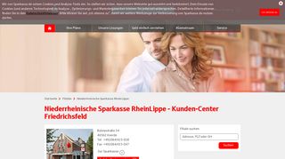 Niederrheinische Sparkasse RheinLippe - Kunden-Center ...