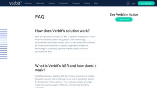 FAQ | Verbit