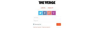 Log In - The Verge