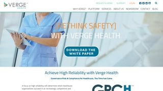 Verge Health | Healthcare Risk Management Software