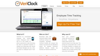 VeriClock Inc. Employee Time Tracking. Anytime. Anywhere.