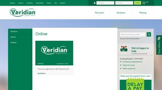 Online - Veridian - Veridian Credit Union
