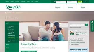 Online Banking - Accounts and Services – Personal Banking - Veridian