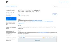 How do I register for VERIFI – verifiny.com