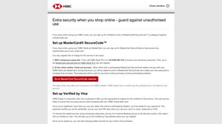 Extra Security When You Shop Online: HSBC Expat
