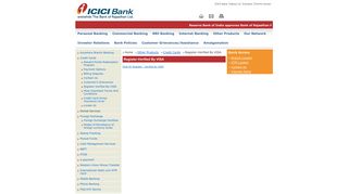 Register-Verified By VISA - The Bank of Rajasthan Ltd. - ICICI Bank