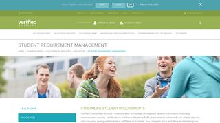 Student Requirement Management - Verified Credentials