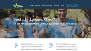 Get a Volunteer Background Check - Verified Volunteers