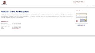 the Verifile system - Verifile / Intranet / Login