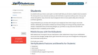 Students | Verify Students
