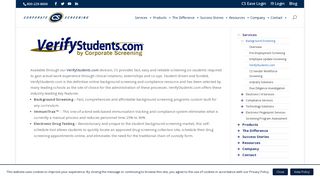 VerifyStudents.com - Corporate Screening
