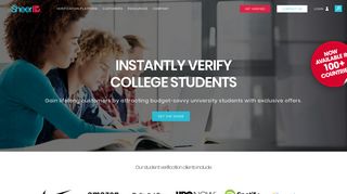 Instant College Student Verification – SheerID