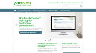 OneTouch Reveal ® web app for professionals