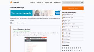Eam Verisae Login