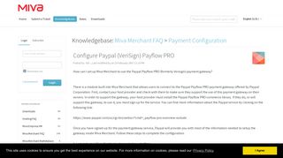 Configure Paypal (VeriSign) Payflow PRO - Powered by Kayako ...