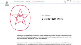 Veristar Info - Marine And Offshore - Bureau Veritas
