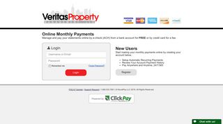 Veritas Property Management | Online Monthly Payments - ClickPay