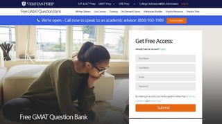 GMAT Question Bank | Free GMAT Practice | Veritas Prep
