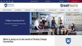 College Counseling News - Great Hearts Veritas Prep
