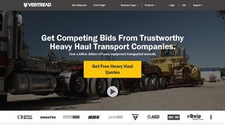 VeriTread: The Heavy Haul & Equipment Transport Specialist. Get A ...