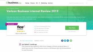 Verizon Business Internet Review: 2019 | Business.org