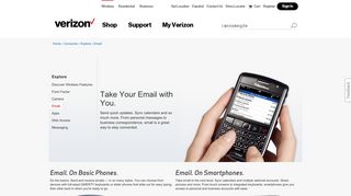 Explore Mobile Email | Verizon Wireless