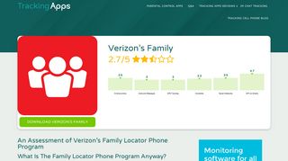 Verizon Family Locator Phone Program Review and Assessment