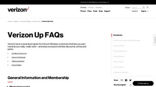 Verizon Up FAQs | Verizon Wireless