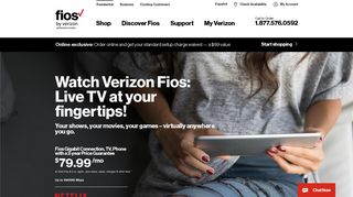 Watch Verizon Fios Live TV Online | Rated #1 in Quality